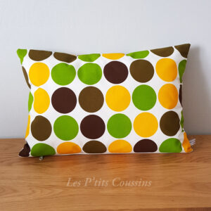 coussin à pois vintage les ptits coussins