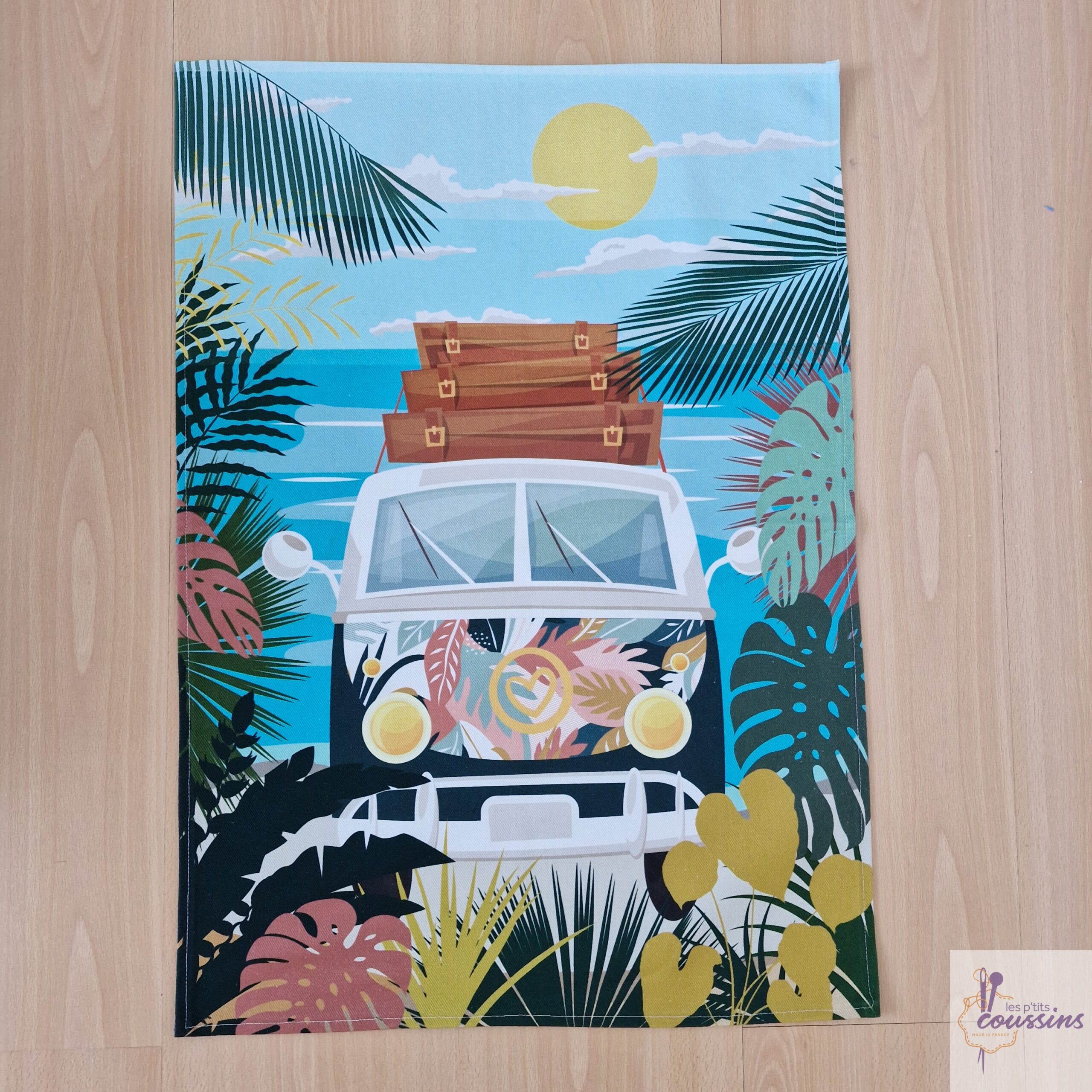 torchon essuie main motifs combi vintage les ptits coussins