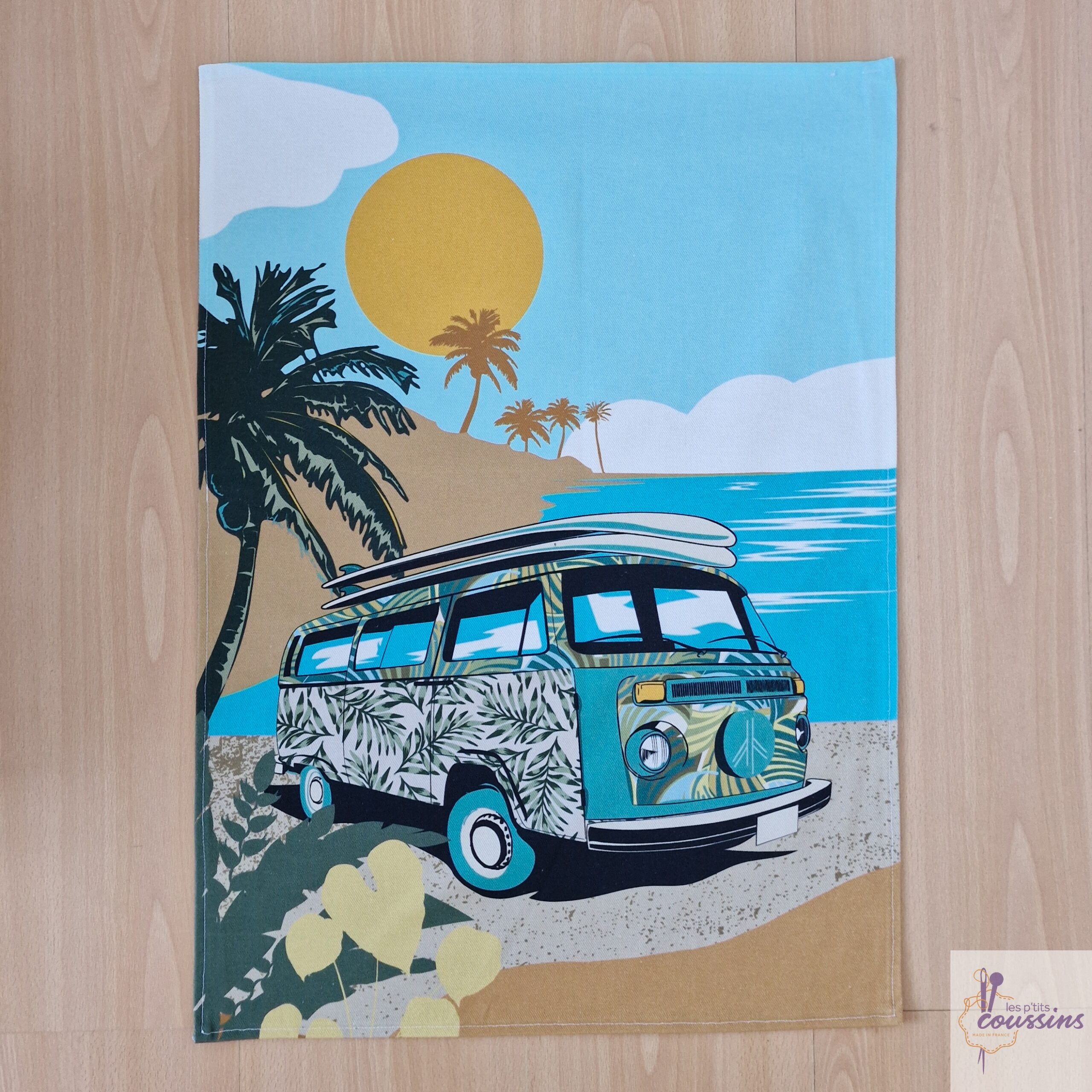 torchon essuie vaisselle motifs vintage les ptits coussins