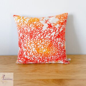 coussin motifs marins coraux et fonds marins les ptits coussins