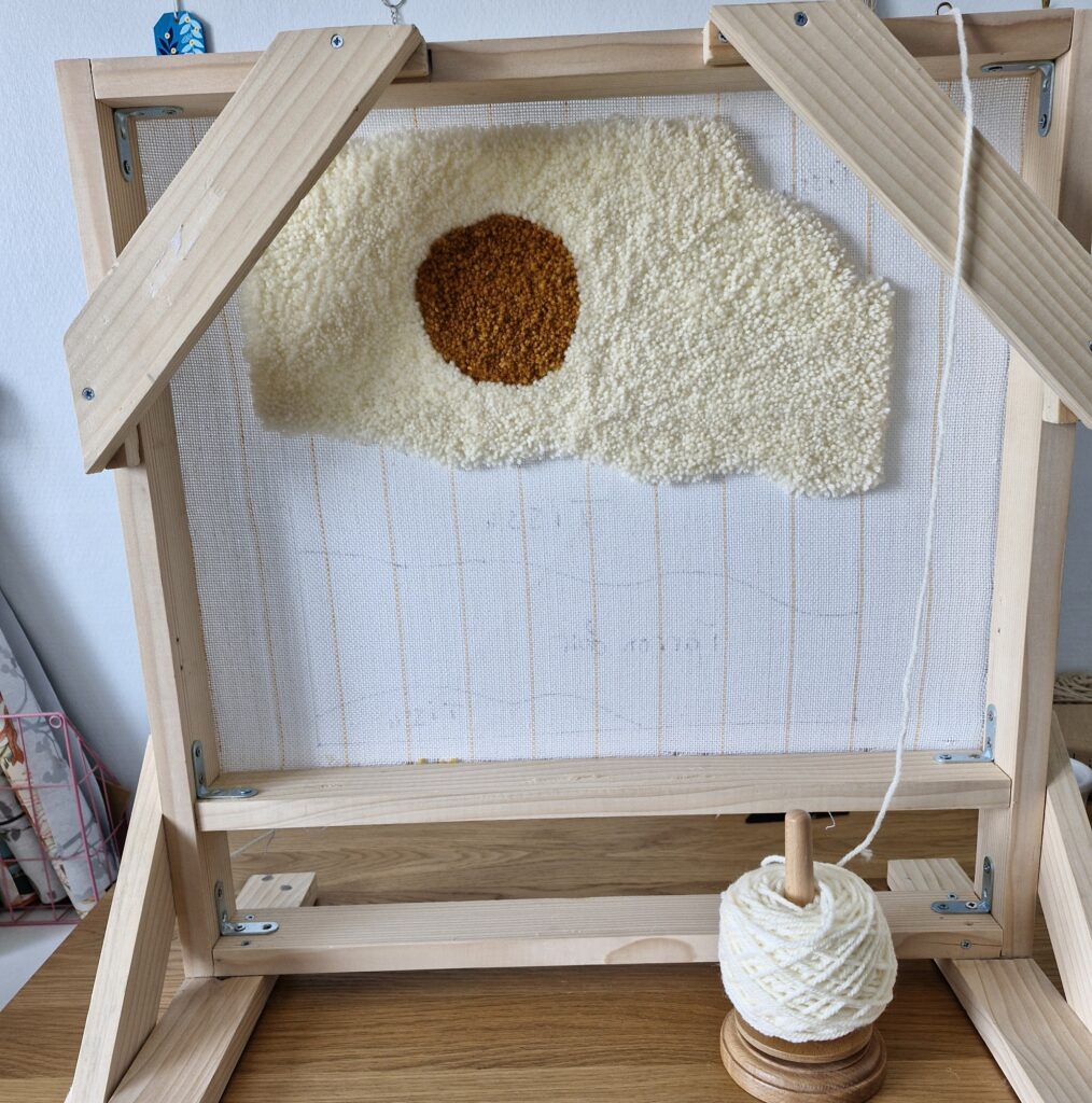 création artisanale en tufting par Les P'tits Coussins