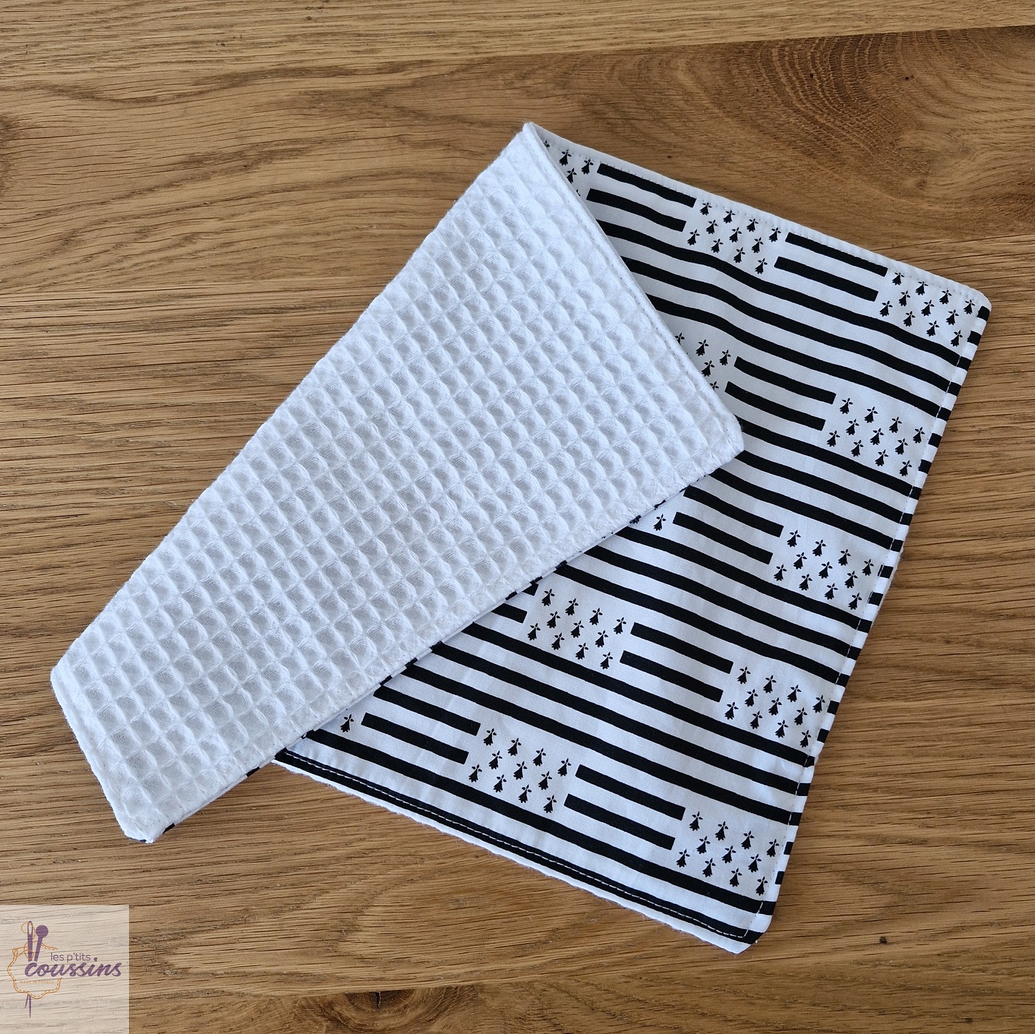 serviette de table pour l'école personnalisable motifs drapeau breton